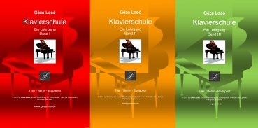 Klavierschule, Band I, II und III Starterpaket (Deutsche Ausgabe)