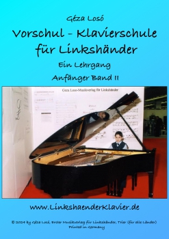 Preschool Piano School for Left-Handers - A Course - Beginner Volume II